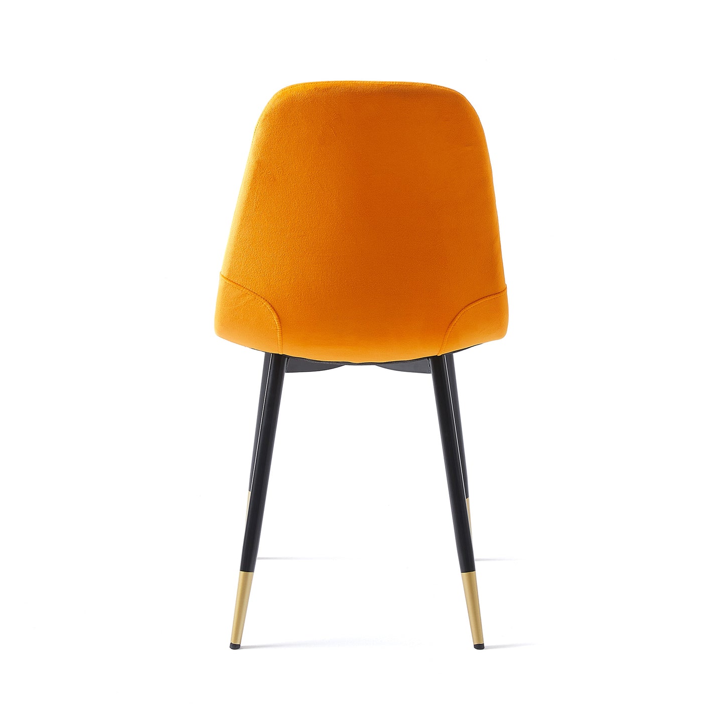 Modern Dining Chairs with Golden Color Metal Legs